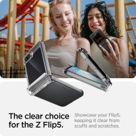 Калъф Spigen Thin Fit Pro за Samsung Galaxy Z Flip 5, Crystal Clear