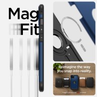 Калъф Spigen Tough Armor Mag Magsafe за iPhone 15, Navy Blue