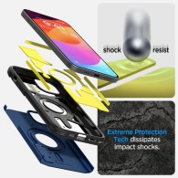 Калъф Spigen Tough Armor Mag Magsafe за iPhone 15, Navy Blue