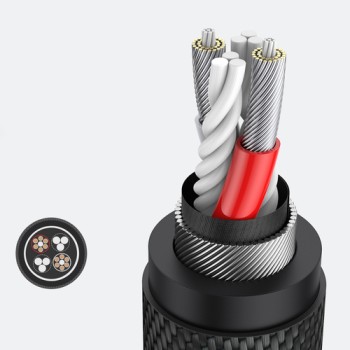Кабел Ugreen AUX 3.5mm mini jack extension cord, 0,2m (AV192 50254), Silver