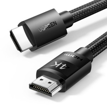 Кабел Ugreen HDMI 2.0 - HDMI 2.0, 4K, 1m (HD119 30999), Черен