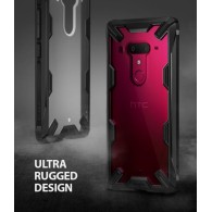 Удароустойчив хибриден кейс Ringke Fusion X за HTC U12 Plus, Черен