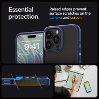 Калъф Spigen Ultra Hybrid за iPhone 15 Pro Max, Navy Blue