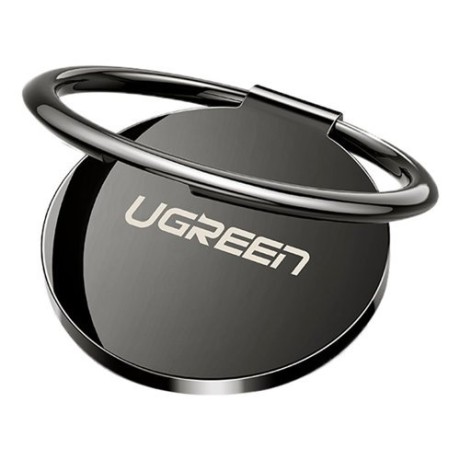 Стойка с пръстен Ugreen self-adhesive ring holder kickstand (LP133 30435), Черен