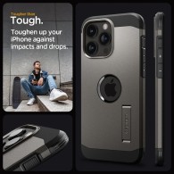 Калъф Spigen Tough Armor Mag Magsafe за iPhone 15 Pro Max, Gun Metal