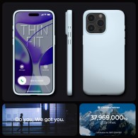 Калъф Spigen Thin Fit за iPhone 15 Pro, Mute Blue