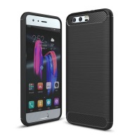 Силиконов калъф Flexible Carbon за Huawei Honor 9, Черен