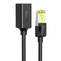 Кабел Ugreen extension cable Ethernet RJ45 Cat 7 10000 Mbps / 10 Gbps internet кабел 2m. (NW148), Черен