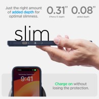 Калъф Spigen Ultra Hybrid за iPhone 15, Navy Blue