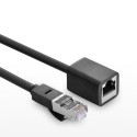 Кабел Ugreen Ethernet RJ45 Cat 6 FTP 1000 Mbps internet кабел 0,5m. (NW112 11278), Черен