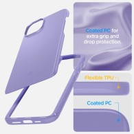 Калъф Spigen Thin Fit за iPhone 15, Iris Purple