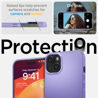 Калъф Spigen Thin Fit за iPhone 15, Iris Purple