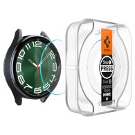 Стъклен протектор Spigen Glas.TR ”Ez-Fit” 2-Pack за Samsung Galaxy Watch 6 Classic, 47mm, Clear
