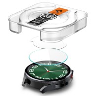 Стъклен протектор Spigen Glas.TR ”Ez-Fit” 2-Pack за Samsung Galaxy Watch 6 Classic, 47mm, Clear