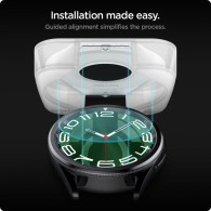 Стъклен протектор Spigen Glas.TR ”Ez-Fit” 2-Pack за Samsung Galaxy Watch 6 Classic, 47mm, Clear