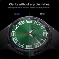 Стъклен протектор Spigen Glas.TR ”Ez-Fit” 2-Pack за Samsung Galaxy Watch 6 Classic, 47mm, Clear