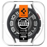 Стъклен протектор Spigen Glas.TR ”Ez-Fit” 2-Pack за Samsung Galaxy Watch 6 Classic, 43mm, Clear