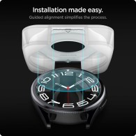 Стъклен протектор Spigen Glas.TR ”Ez-Fit” 2-Pack за Samsung Galaxy Watch 6 Classic, 43mm, Clear