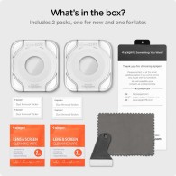 Стъклен протектор Spigen Glas.TR ”Ez-Fit” 2-Pack за Samsung Galaxy Watch 6 Classic, 43mm, Clear