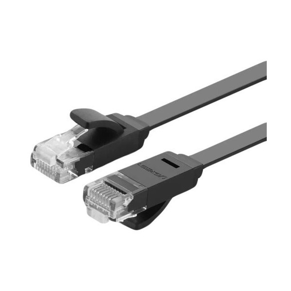 Кабел Ugreen Flat Ethernet patchcord, RJ45 Cat 6 UTP, 1000Mbps, 1m. (50173 NW102), Бял