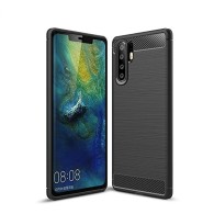 Силиконов калъф Flexible Carbon за Huawei P30 Pro, Черен