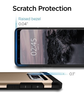 Spigen Tough Armor хибриден кейс с най-висока степен на защита Tech за Samsung Galaxy Note 8, Maple Gold