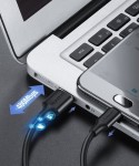 Кабел Ugreen micro USB, 2,4A, 480 Mbps 1,5m. (US289 60137), Черен