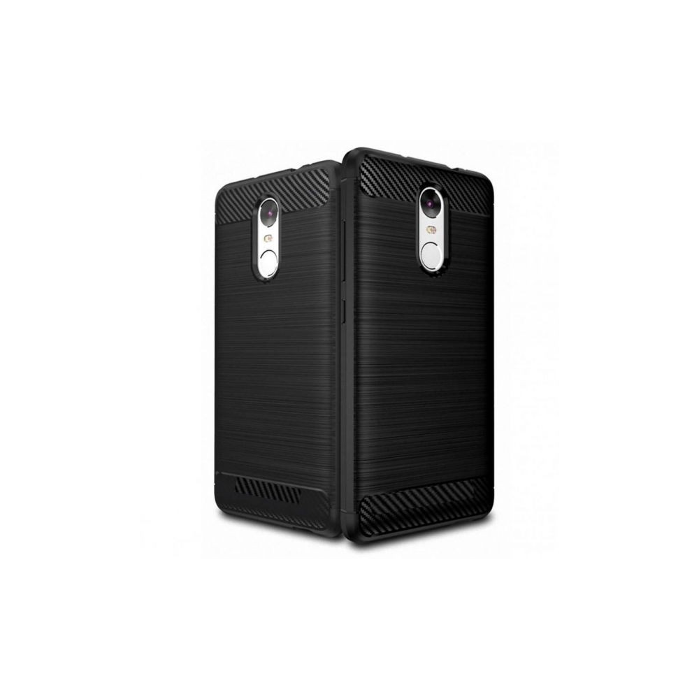 Силиконов калъф Flexible Carbon за Lenovo K6 Note, Черен