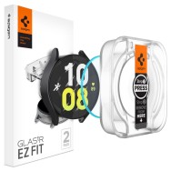 Стъклен протектор Spigen Glas.TR ”Ez-Fit” 2-Pack за Samsung Galaxy Watch 6, 44mm, Clear