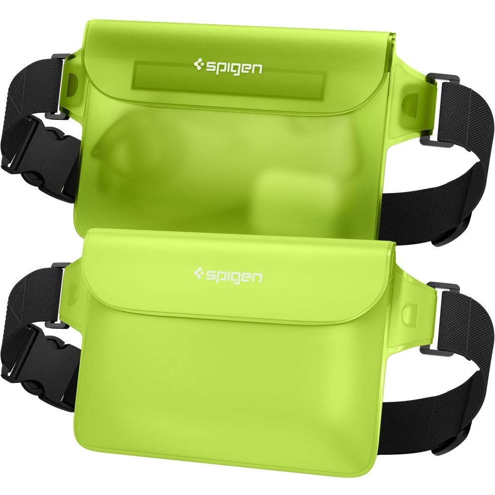 Калъф Spigen A620 Universal, Waterproof, Waist Bag, 2-Pack, Универсален, Cactus Green