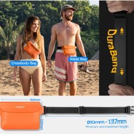 Калъф Spigen A620 Universal, Waterproof, Waist Bag, 2-Pack, Универсален, Sunset Orange