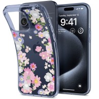 Калъф Spigen Liquid Crystal за iPhone 15 Pro, Blossom