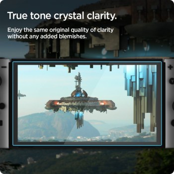 Стъклен протектор Spigen Glas.tR EZ FIT, 2-Pack за Nintendo Switch OLed, Прозрачен