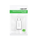 Адаптер Ugreen USB 3.0 (female) - USB Typ C (male) OTG (30155), Бял