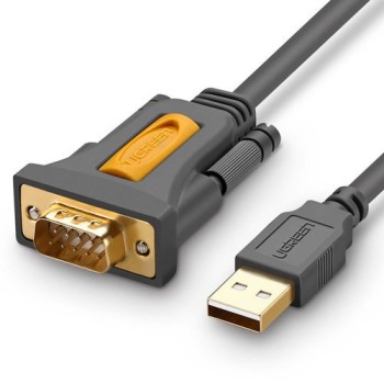 Кабел Ugreen USB - RS-232 (male)1m. (CR104 20210), Черен