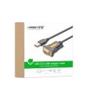 Кабел Ugreen USB - RS-232 (male)1m. (CR104 20210), Черен