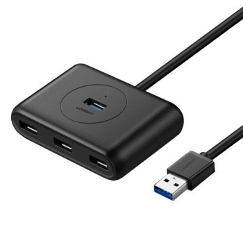 Хъб Ugreen USB 3.2 Gen 1, HUB 4x USB (CR113 20291), Черен