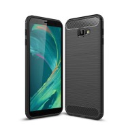 Силиконов калъф Flexible Carbon за Samsung Galaxy J4 2018 Черен