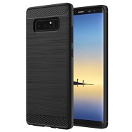 Силиконов калъф Flexible Carbon за Samsung Galaxy NOTE 8 Черен