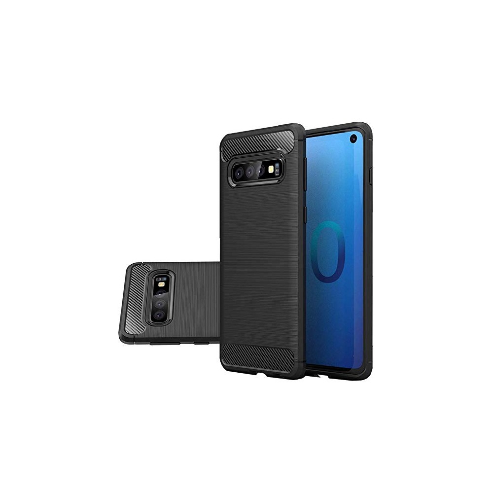 Силиконов калъф Flexible Carbon за Samsung Galaxy S10e (Lite), Черен