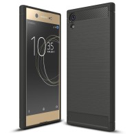 Силиконов калъф Flexible Carbon за Sony Xperia XA1 Черен