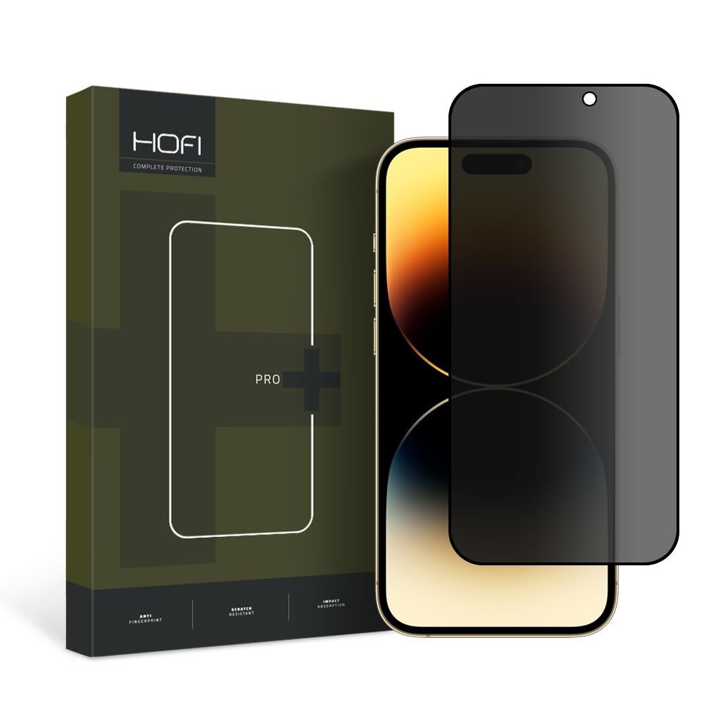 Hofi Anti Spy Glass Pro+ за iPhone 15 Pro Max, Privacy