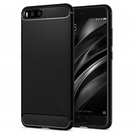 Силиконов калъф Flexible Carbon за XIAOMI Mi 6 Черен
