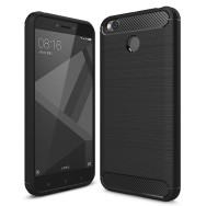 Силиконов калъф Flexible Carbon за XIAOMI Redmi 4X Черен