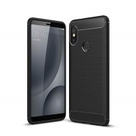Силиконов калъф Flexible Carbon за XIAOMI Redmi NOTE 5 Plus Черен