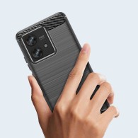 Калъф Tech-Protect TPUcarbon За Motorola Edge 40 Neo, Black