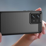 Калъф Tech-Protect TPUcarbon За Motorola Edge 40 Neo, Black