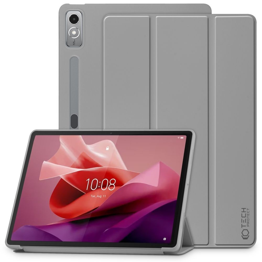 Калъф Tech-Protect SmartCase за Lenovo Tab P12, 12.7" TB-370, Grey