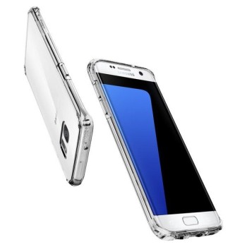 Spigen Ultra Hybrid хибриден кейс с най-висока степен на защита за Samsung Galaxy S7 Edge, Crystal Clear