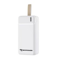 Външна батерия Poerbank BееPower BP-30, 2x Usb, 30.000mAh, White